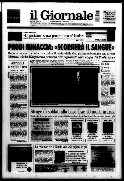 Il giornale : quotidiano del mattino